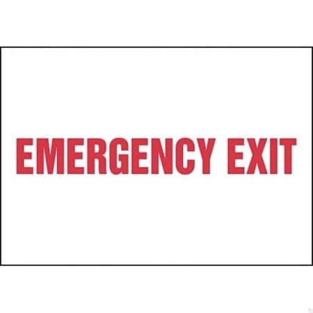 Accuform Exit Sign, Dura-Plastic, 10 in W, 7 in H MEXT563XT
